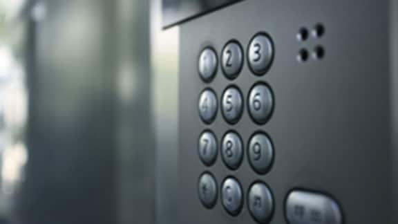 intercom system closeup